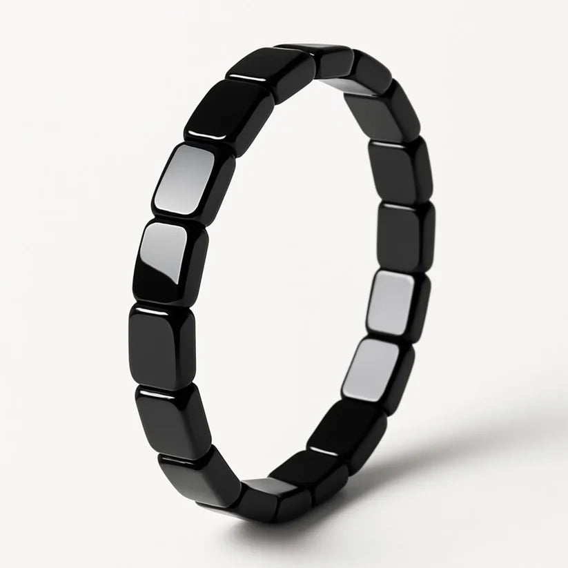 Hematite Bracelet--Natural Energy & Balance Support
