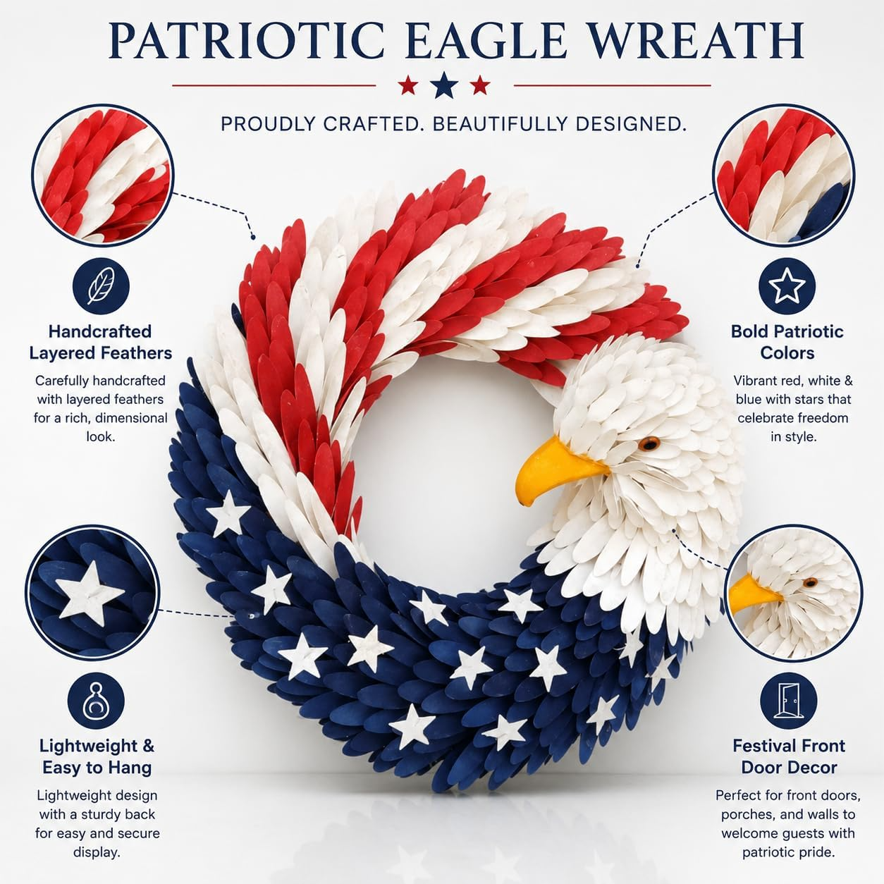 Sentinels of Honor: 250th Anniversary Hand-Tied Wreath