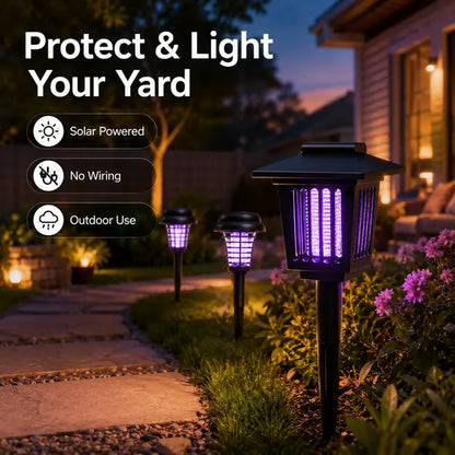 🏠Summer Essentials🦟Solar-Powered UV Mosquito Killer Lamp