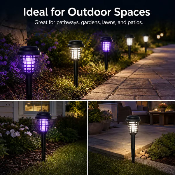 🏠Summer Essentials🦟Solar-Powered UV Mosquito Killer Lamp