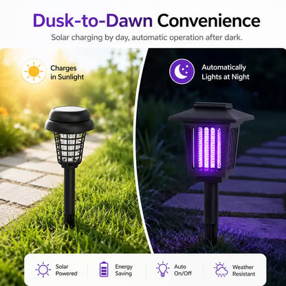 🏠Summer Essentials🦟Solar-Powered UV Mosquito Killer Lamp