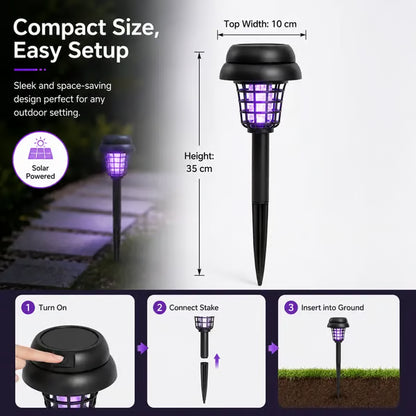 🏠Summer Essentials🦟Solar-Powered UV Mosquito Killer Lamp