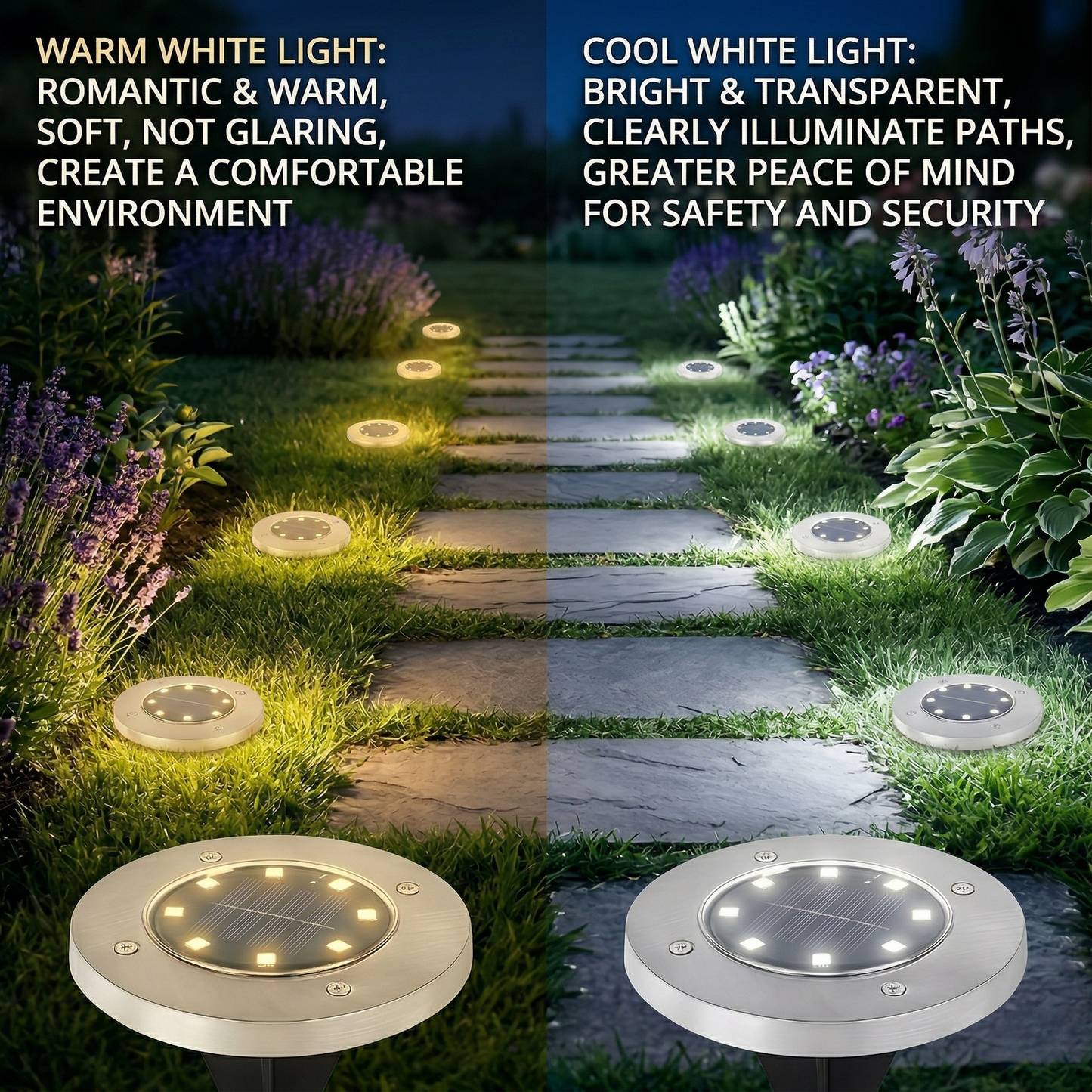 Solar LED Ground Light Pack