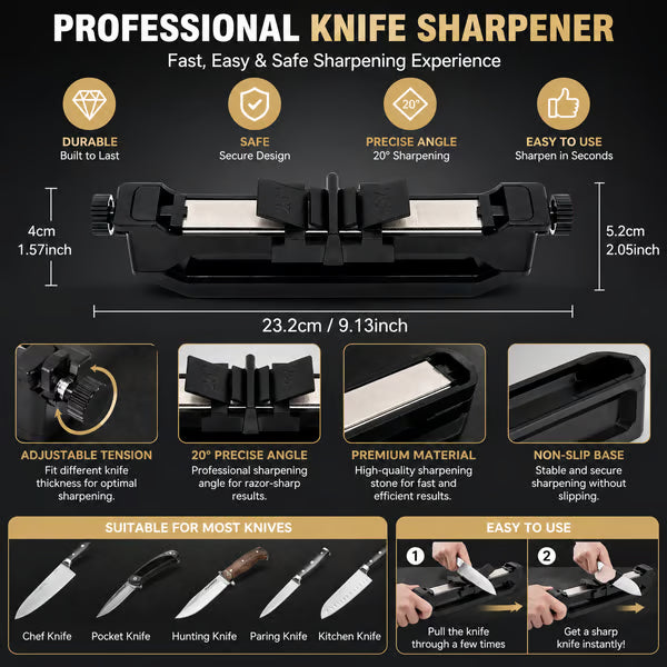 🔥LAST DAY 49% OFF - 🛠️🔪Venture Portable Knife Sharpener