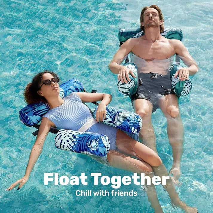 🔥Inflatable Pool Floats Adult, Floating Lounge Chairs