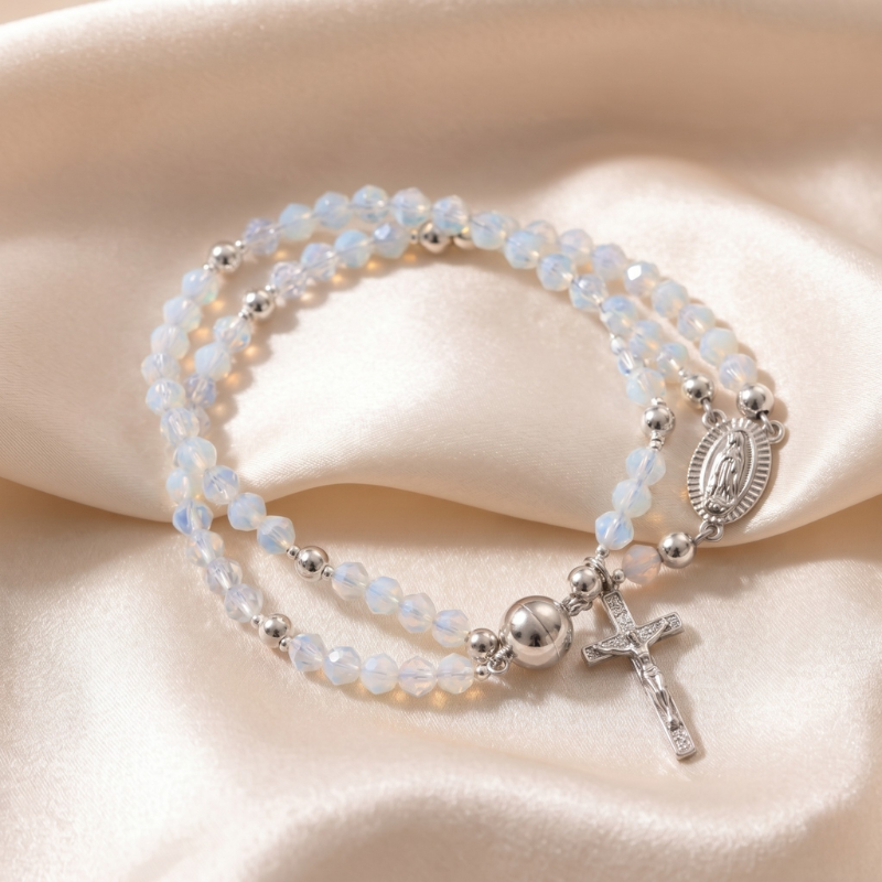 ✝️100% Handcrafted rosary bracelets📿