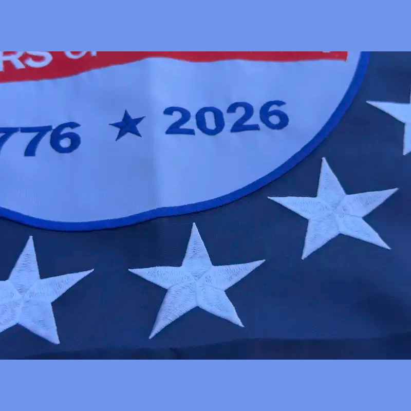 Last Day 49% OFF🔥250th Anniversary USA Commemorative Flag (3x5 Ft),Double-Sided Embroidered