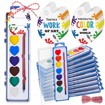 💥Last day 50% OFF💖Mini Watercolor Paint Set for Valentine's Day | Romantic Art Gift🎨