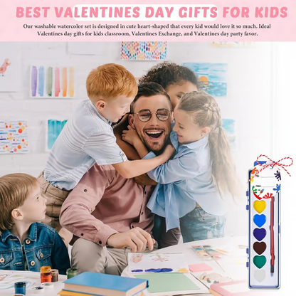 💥Last day 50% OFF💖Mini Watercolor Paint Set for Valentine's Day | Romantic Art Gift🎨