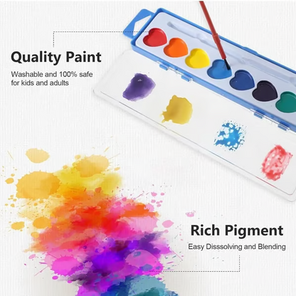 💥Last day 50% OFF💖Mini Watercolor Paint Set for Valentine's Day | Romantic Art Gift🎨