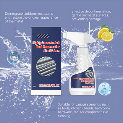 Powerful Rust Remover for Metal and Stainless Steel