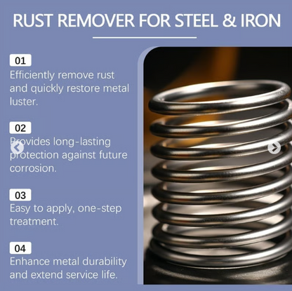 Powerful Rust Remover for Metal and Stainless Steel