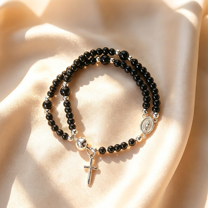 ✝️100% Handcrafted rosary bracelets📿