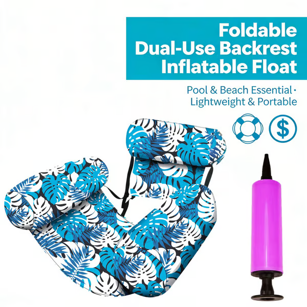 🔥Inflatable Pool Floats Adult, Floating Lounge Chairs