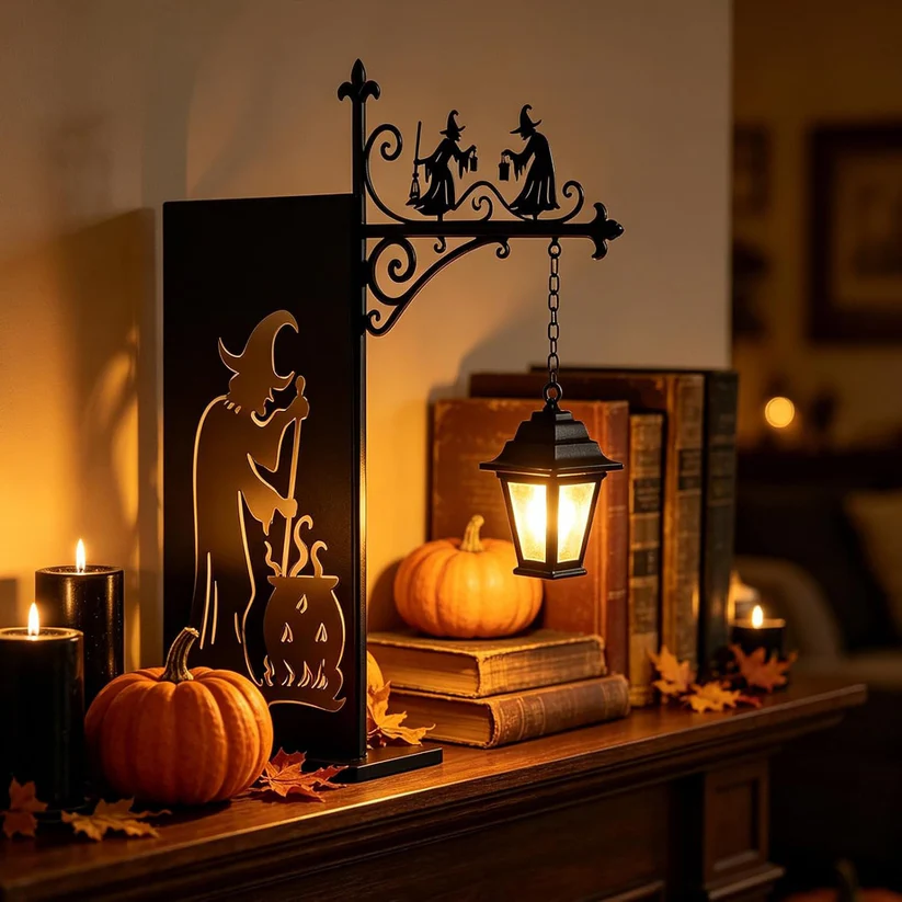 Witchy Shelf Lantern