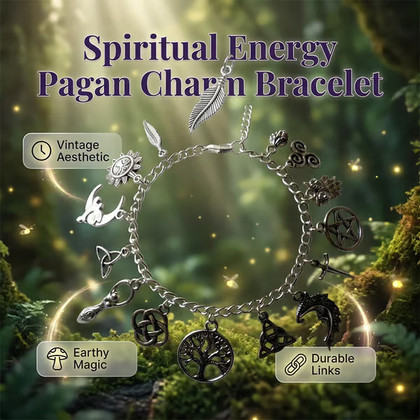 🔮Vintage Pagan Charm Bracelet