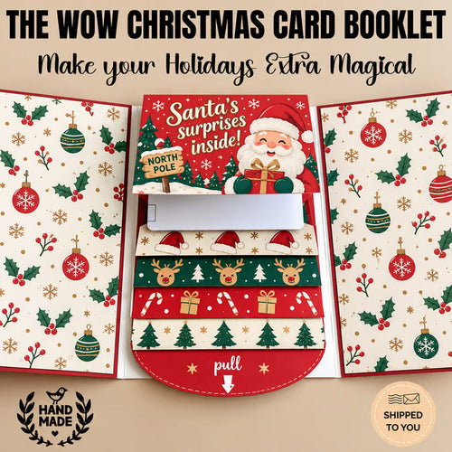 2026 New🎅 Waterfall Christmas Gift Card Booklet