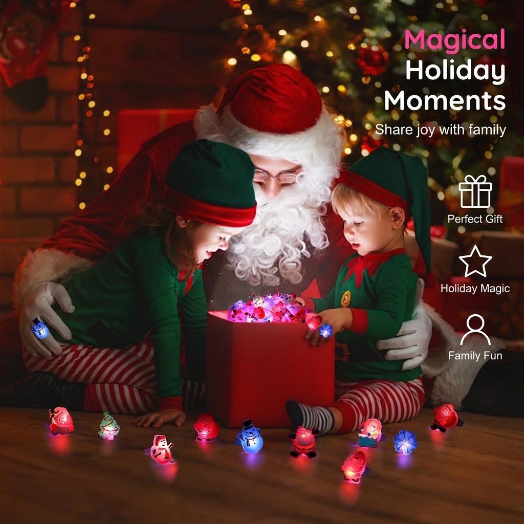 🎄 Light up your Christmas night with festive glowing fun!