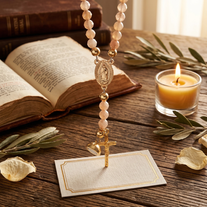 ✝️100% Handcrafted rosary bracelets📿
