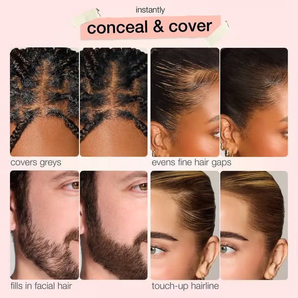 💁‍♀️Instant Root Touch Up & Gray Coverage Stick✨Thinning Hair & Hairline Filler for Fuller Looking Hair