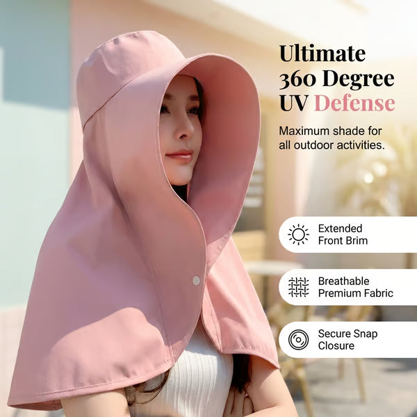 🧢🌞 Ultimate 360° Sun Protection Hat — Stay Cool & Safe Outdoors! ☀️🛡️
