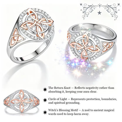 💍Handmade Witch's Return-Knot Protection Ring💞Protect Your Loved Ones