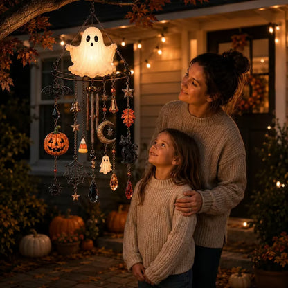 👻 Haunted Glow Ghost Wind Chime