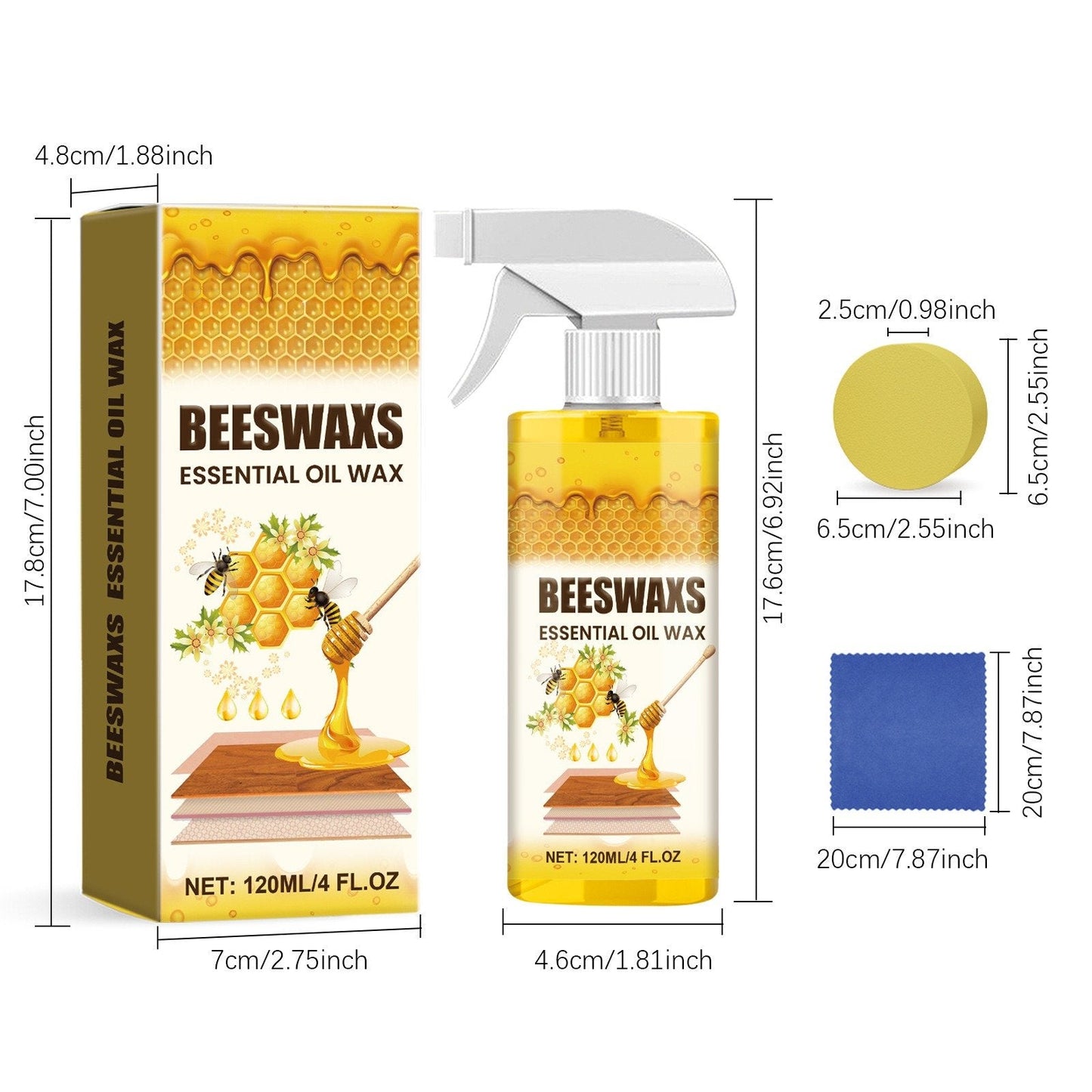 🌟🎉2026🔥 Wood Polishing Beeswax Spray
