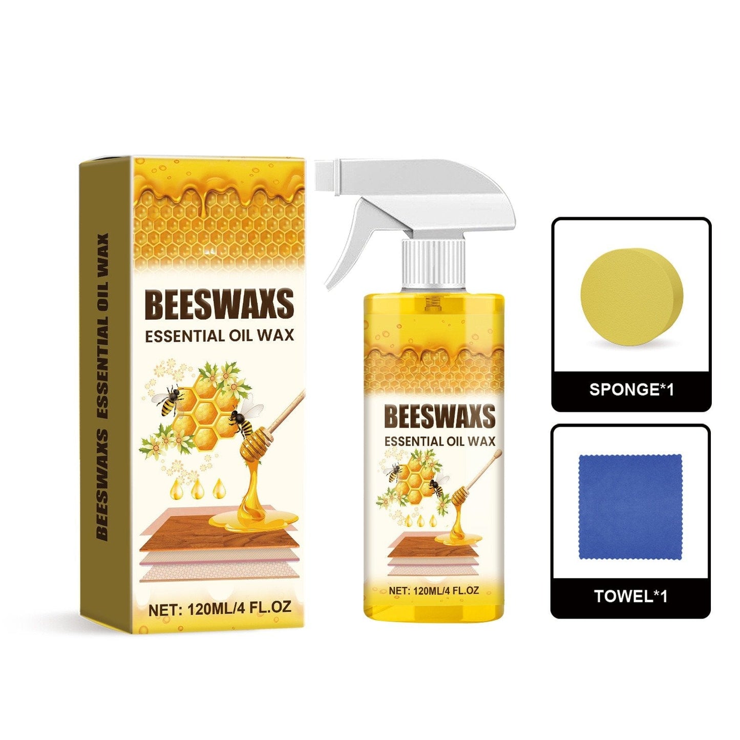 🌟🎉2026🔥 Wood Polishing Beeswax Spray