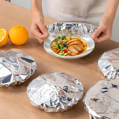 🔥 Hot Home Essential! Aluminum Foil Heat-Retaining Food Cover