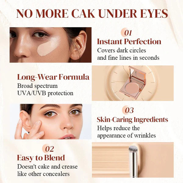 👍 50% OFF- 💥Magic Under-Eye Corrector（Free Concealer Brush）✨