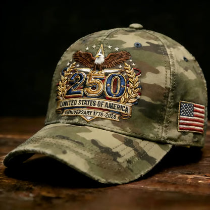 250th Anniversary of the United States Embroidered Cap