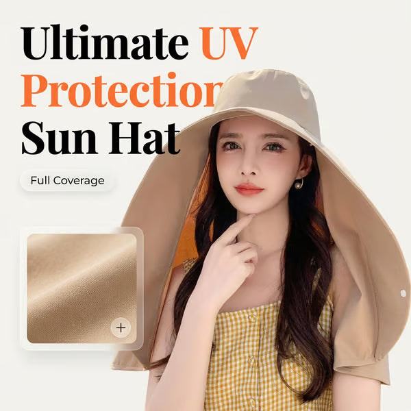🧢🌞 Ultimate 360° Sun Protection Hat — Stay Cool & Safe Outdoors! ☀️🛡️