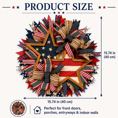 Sentinels of Honor: 250th Anniversary Hand-Tied Wreath