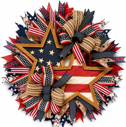 Sentinels of Honor: 250th Anniversary Hand-Tied Wreath