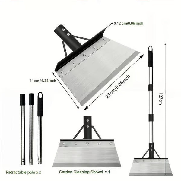 Heavy-Duty Multi-Purpose Garden Scraper & Ice Breaker