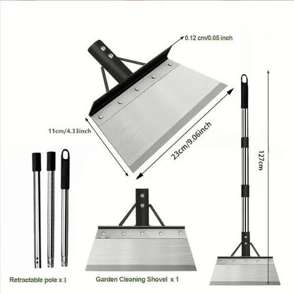 Heavy-Duty Multi-Purpose Garden Scraper & Ice Breaker