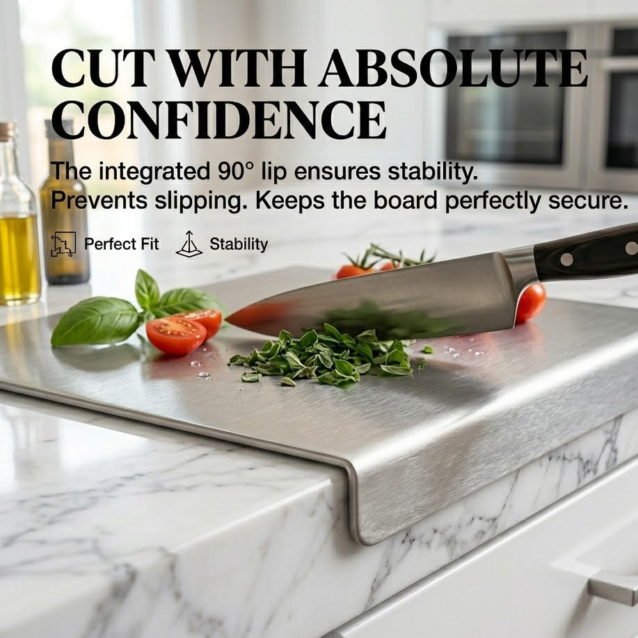 Stainless Steel Cutting Board, Hygienic & Easy to Clean