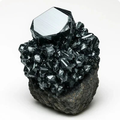 Hematite Bracelet--Natural Energy & Balance Support