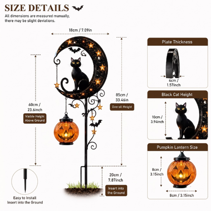 🎃 Halloween Early Bird Sale | 49% OFF Pumpkin Moon Garden Stake Light