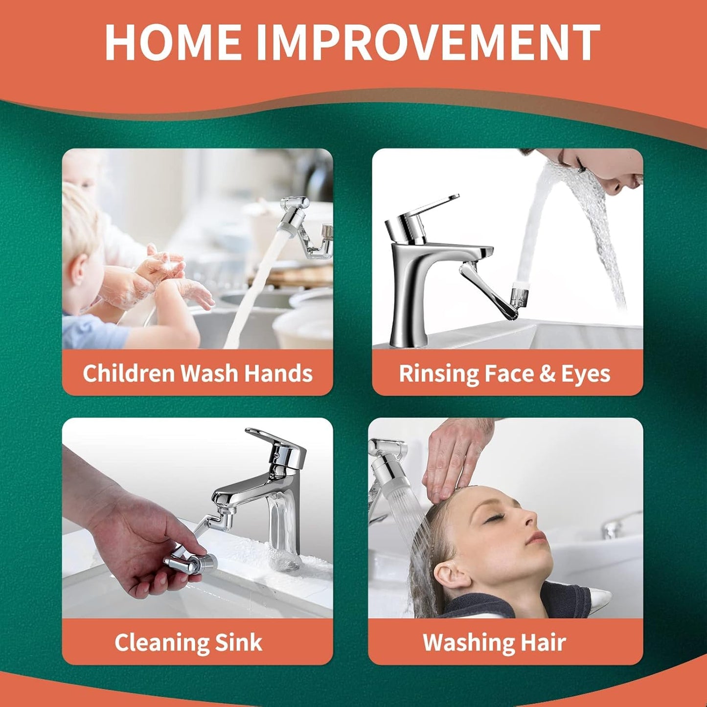 LBMLBM™ Swivel Faucet Extender -Make Your Kitchen Sink-sational