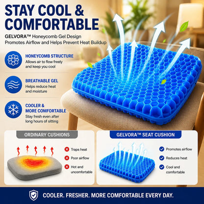 Ergonomic Silicone Seat Cushion – Relief You Can Feel