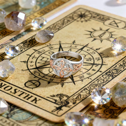💍Handmade Witch's Return-Knot Protection Ring💞Protect Your Loved Ones