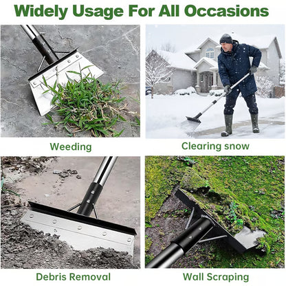Heavy-Duty Multi-Purpose Garden Scraper & Ice Breaker