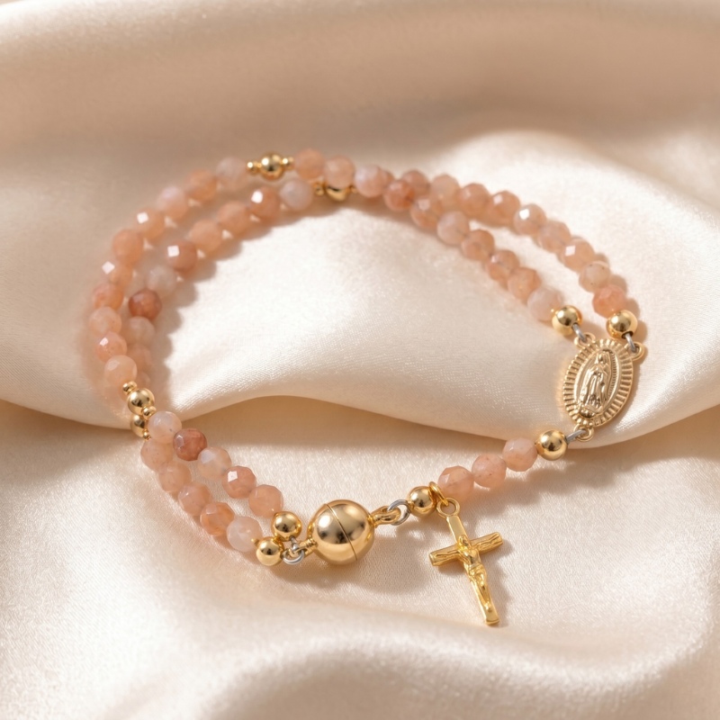 ✝️100% Handcrafted rosary bracelets📿