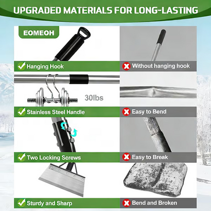 Heavy-Duty Multi-Purpose Garden Scraper & Ice Breaker