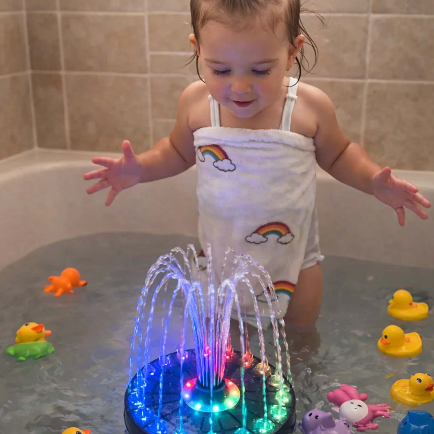 Kiwitcco™ Fountain – Kids Bath, Pool & Garden Fun