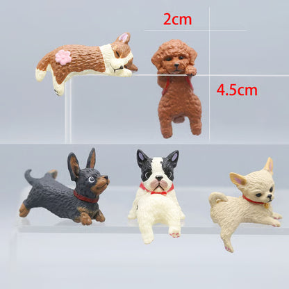 😺Wealth-Attracting Hand-Painted Mini Cat Figurines: 5-Piece