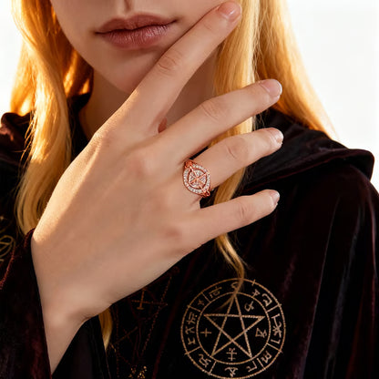 💍Handmade Witch's Return-Knot Protection Ring💞Protect Your Loved Ones