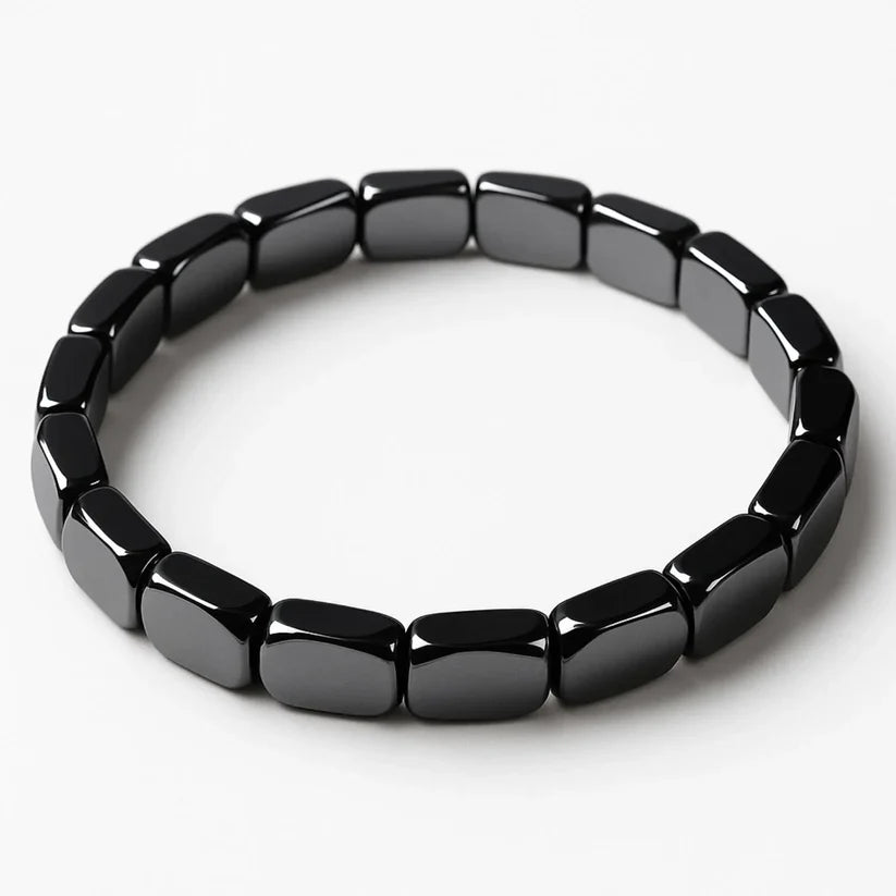 Hematite Bracelet--Natural Energy & Balance Support